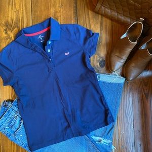 🐳Vineyard Vine for Target Women’s Blue Polo 🐳